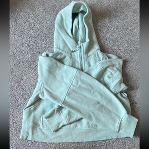 Mint lululemon scuba half zip